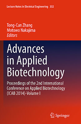 Kartonierter Einband Advances in Applied Biotechnology von 