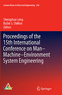 Kartonierter Einband Proceedings of the 15th International Conference on Man Machine Environment System Engineering von 