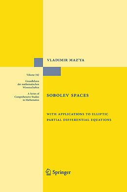 Couverture cartonnée Sobolev Spaces de Vladimir Maz'ya