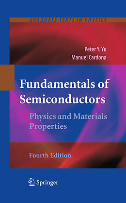 Couverture cartonnée Fundamentals of Semiconductors de Manuel Cardona, Peter Yu