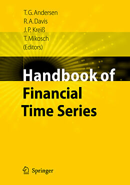 Couverture cartonnée Handbook of Financial Time Series de 