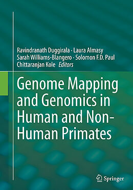 Couverture cartonnée Genome Mapping and Genomics in Human and Non-Human Primates de 