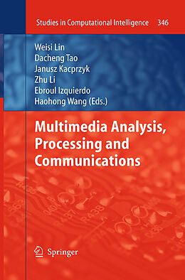 Couverture cartonnée Multimedia Analysis, Processing and Communications de 
