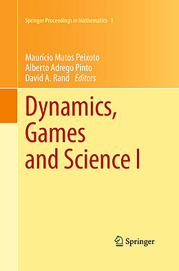 Couverture cartonnée Dynamics, Games and Science I de 