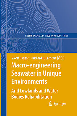 Kartonierter Einband Macro-engineering Seawater in Unique Environments von 