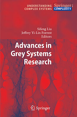 Kartonierter Einband Advances in Grey Systems Research von 