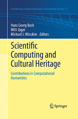 Couverture cartonnée Scientific Computing and Cultural Heritage de 