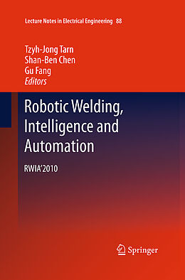 Couverture cartonnée Robotic Welding, Intelligence and Automation de 
