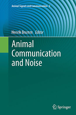 Couverture cartonnée Animal Communication and Noise de 