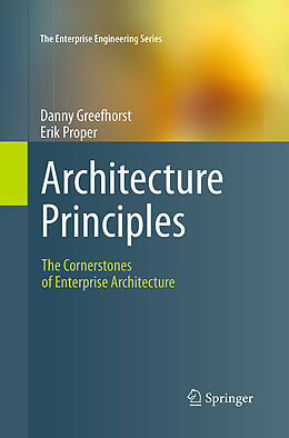 Couverture cartonnée Architecture Principles de Erik Proper, Danny Greefhorst