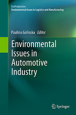 Couverture cartonnée Environmental Issues in Automotive Industry de 