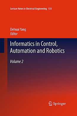 Couverture cartonnée Informatics in Control, Automation and Robotics de 