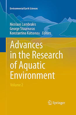 Couverture cartonnée Advances in the Research of Aquatic Environment de 