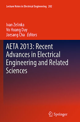 Couverture cartonnée AETA 2013: Recent Advances in Electrical Engineering and Related Sciences de 