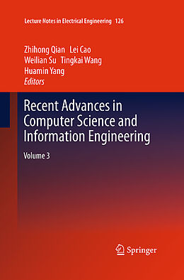 Couverture cartonnée Recent Advances in Computer Science and Information Engineering de 