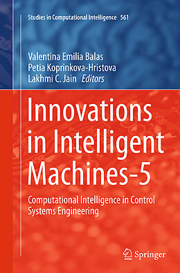 Couverture cartonnée Innovations in Intelligent Machines-5 de 