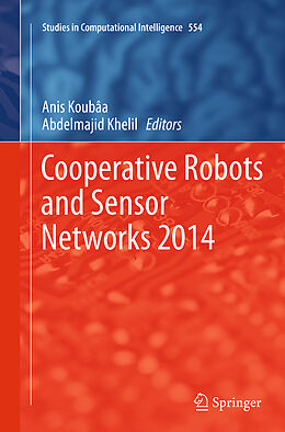 Couverture cartonnée Cooperative Robots and Sensor Networks 2014 de 