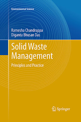 Couverture cartonnée Solid Waste Management de Diganta Bhusan Das, Ramesha Chandrappa