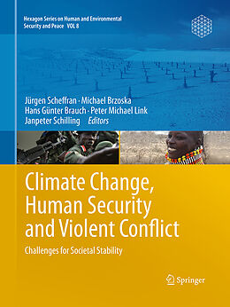 Kartonierter Einband Climate Change, Human Security and Violent Conflict von 