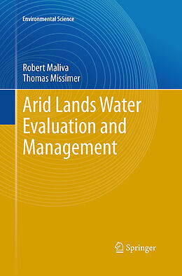 Kartonierter Einband Arid Lands Water Evaluation and Management von Thomas Missimer, Robert Maliva