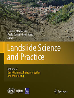 Couverture cartonnée Landslide Science and Practice de 