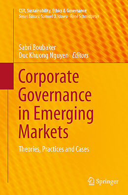 Kartonierter Einband Corporate Governance in Emerging Markets von 