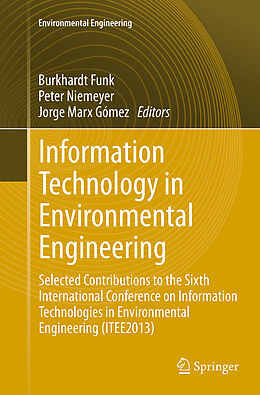 Couverture cartonnée Information Technology in Environmental Engineering de 