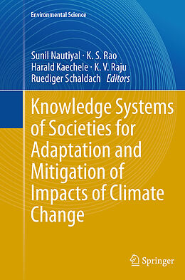 Couverture cartonnée Knowledge Systems of Societies for Adaptation and Mitigation of Impacts of Climate Change de 