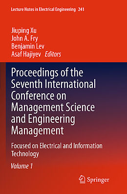 Couverture cartonnée Proceedings of the Seventh International Conference on Management Science and Engineering Management de 