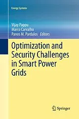 Kartonierter Einband Optimization and Security Challenges in Smart Power Grids von 