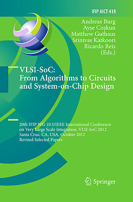 Kartonierter Einband VLSI-SoC: From Algorithms to Circuits and System-on-Chip Design von 