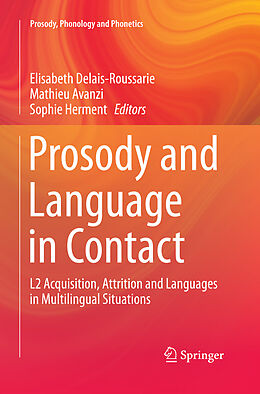Couverture cartonnée Prosody and Language in Contact de 