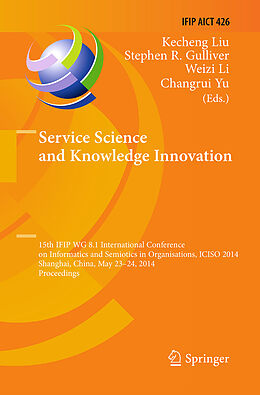 Kartonierter Einband Service Science and Knowledge Innovation von 