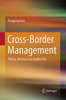 Couverture cartonnée Cross-Border Management de Rongxing Guo