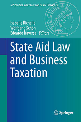 Fester Einband State Aid Law and Business Taxation von 