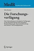 E-Book (pdf) Die Forschungsverfügung von Felix Reimer