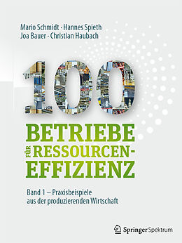 Fester Einband 100 Betriebe für Ressourceneffizienz - Band 1 von Mario Schmidt, Hannes Spieth, Joa Bauer