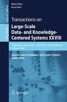 Kartonierter Einband Transactions on Large-Scale Data- and Knowledge-Centered Systems XXVIII von 