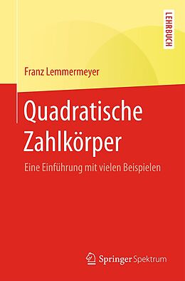 E-Book (pdf) Quadratische Zahlkörper von Franz Lemmermeyer