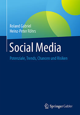 Kartonierter Einband Social Media von Roland Gabriel, Heinz-Peter Röhrs