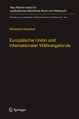 Fester Einband Europäische Union und Internationaler Währungsfonds von Mohamed Assakkali