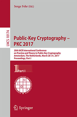 Kartonierter Einband Public-Key Cryptography   PKC 2017 von 