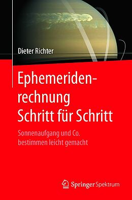 E-Book (pdf) Ephemeridenrechnung Schritt für Schritt von Dieter Richter