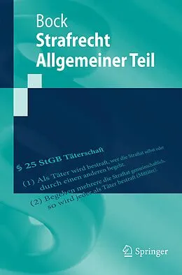 E-Book (pdf) Strafrecht Allgemeiner Teil von Dennis Bock