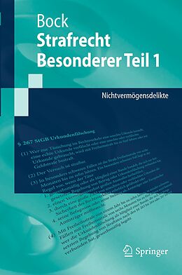 E-Book (pdf) Strafrecht Besonderer Teil 1 von Dennis Bock