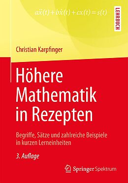 E-Book (pdf) Höhere Mathematik in Rezepten von Christian Karpfinger