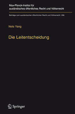 E-Book (pdf) Die Leitentscheidung von Nele Yang