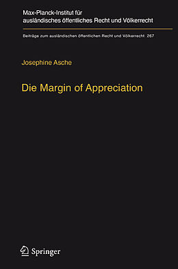 E-Book (pdf) Die Margin of Appreciation von Josephine Asche