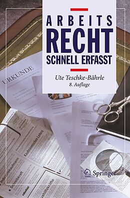 E-Book (pdf) Arbeitsrecht - Schnell erfasst von Ute Teschke-Bährle