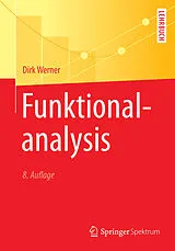Kartonierter Einband Funktionalanalysis von Dirk Werner